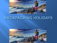 Backpacking holidays powerpoint 1