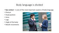 Body language PowerPoint 3