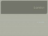 London: Municipalities, People and Transport 1