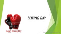 Boxing day 1