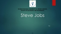 Steve Jobs presentation 1