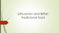 Lithuanian and British traditional food 1