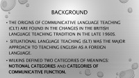 Communicative language teaching 2