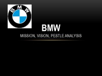 BMW Mission, vision, PESTLE analysis 1