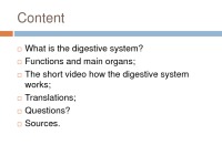 Digestive system presentation 2