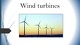 Wind turbines