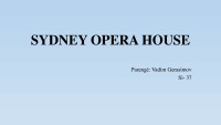 Sidney Opera Hause presentation 1