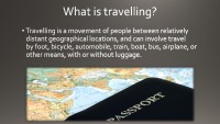 Presentation about Travelling 3