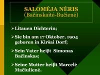 Salomėja Nėris - Litauen Dichterin 2