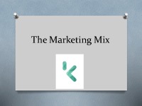 The Marketing Mix 1