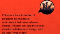 The consequences of pollution 3