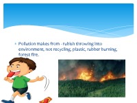 Pollution: air, water and ground pollution 3