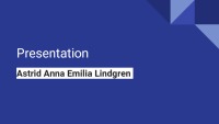 Astrid Anna Emilia Lindgren presentation 1