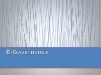 E - Governance 1