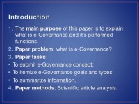 E - Governance 2