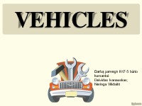 Vehicles presentation 1