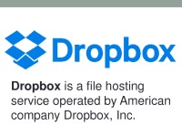 American company „Dropbox“ 2