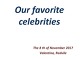 Our favorite celebrities presentation