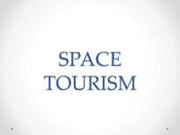 Space tourism 1