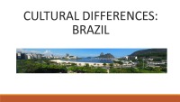 Cultural Differences: Brasil 1