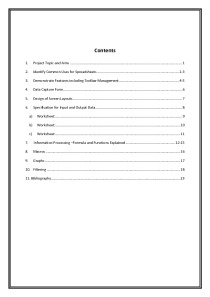 Payroll calculation in a small Hotel 1