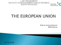 The European Union project 1