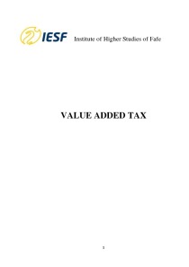 Value added tax 1