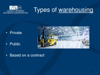 Warehousing and storage presentation 3