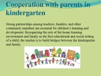 Cooperation with parents in Kindergarten 2