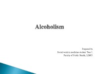 Alcoholism project 1