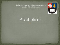 Slides about alcoholism 1