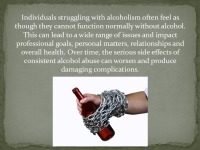 Slides about alcoholism 3