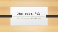 The best job project 1