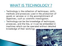 Slides about Technology 2