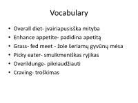 Nutrition for children slides 2