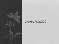 China Floods slides 1