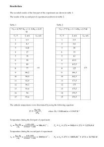 Thermionic Emission 3