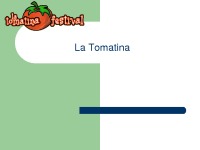 „La Tomatina“ festival project 1