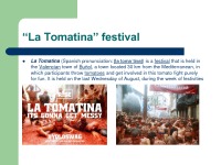 „La Tomatina“ festival project 2