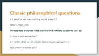 Philosophy slides 3