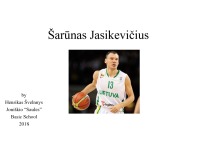 Šarūnas Jasikevičius slides 1