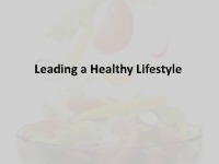 Leading a Healthy Lifestyle 1