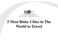 Most Risky Cities in The World to Travel 1