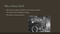 Slides about Henry Ford 2