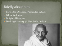 Mahatma Gandhi slides 3