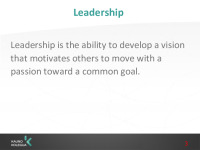 Slides about leadership: What is leadership and how to achieve excellence in leadership? 3