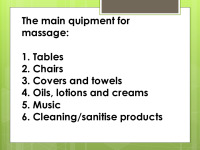 Basic massage equipment 2