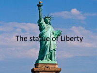 Slides about The statue of Liberty 1