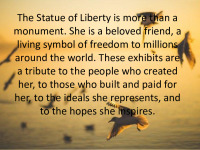 Slides about The statue of Liberty 2