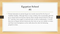 Slides about Life in Ancient Egypt 2